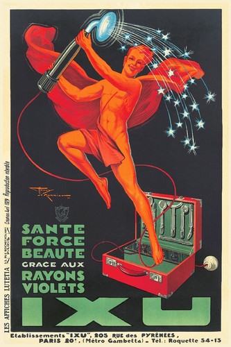 Rayons violets ixu rf168 - violets,