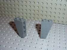 2 x LEGO DkStone Slope brick ref 2449 / set 10181 8038 10188 7029 7199 7623 7656