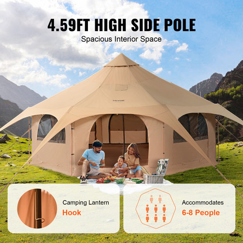 Tente cloche toile - tente, saisons