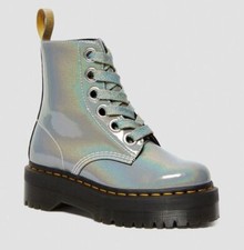 Dr Martens 6 Trou Molly Argent