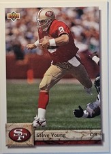 STEVE YOUNG 1992 UPPER DECK