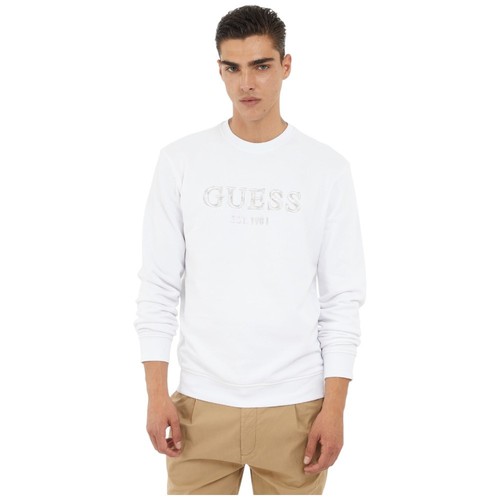 Guess sweat capuche blanc - sweat, À