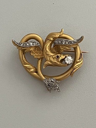 7298 broche pendentif dragon - broche,