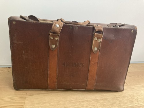 Sac valise vintage cuir - sac, en