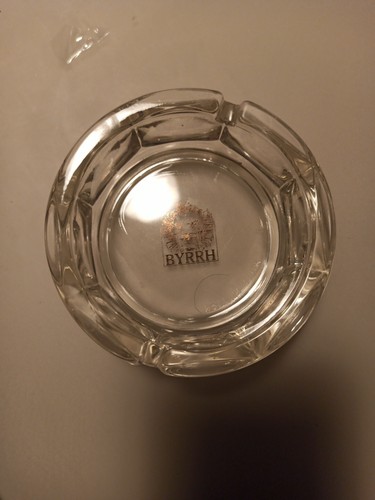 Cendrier verre byrrh vintage - cendrier,