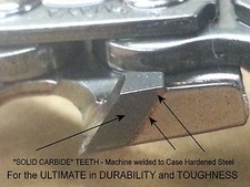 CHAÎNE DE MOISSONNEUSE SEMI-CISELÉE EN CARBURE SOLIDE 404" X 080 TOUTE LONGUEUR