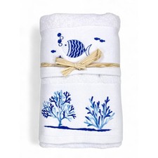 Serviette de plage blanche Set