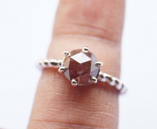 Bague solitaire diamant rond