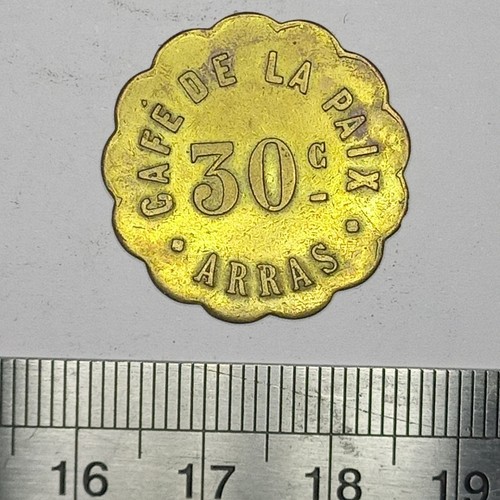 Jeton centimes café - 30,