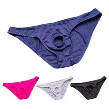 Slip homme confortable nylon classique couleur unie sous vêtement essentiels