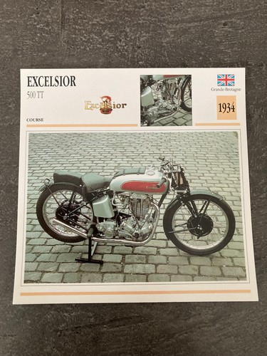 Carte fiche moto - carte, collection