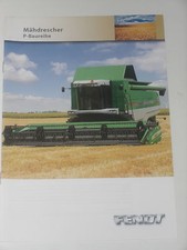 Brochure moissonneuse batteuse série P FENDT 08/08 (FENDT 53 )