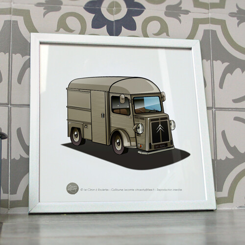 Citroën gris fourgon - hy,