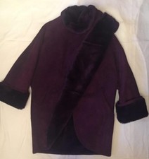 Manteau femme violet peau - femme, en