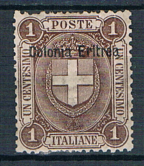 Erythrée 1899 marron - 1899, 1c