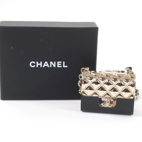 Collier chanel sac matelasse - collier,