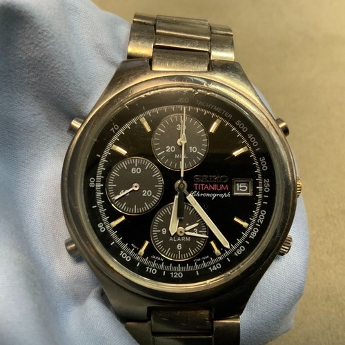 Rare seiko titanium racing - titanium,