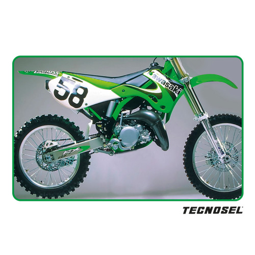 Housse selle kawasaki kx - de,