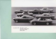 photo de presse / press photo original Fiat Dino / 124 Sport / 2300S / 850 1967