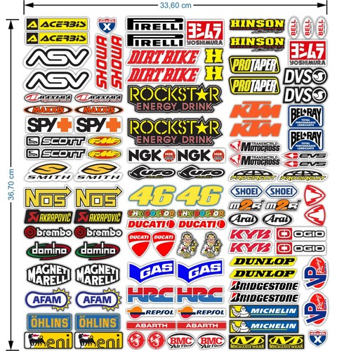 Autocollants moto sponsor 113 - moto,