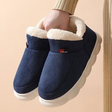 Chaussons chauds et flous maison antidérapants confortables peluche soleilmoine nuage chaussures