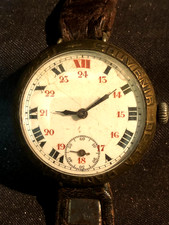 WW1 montre de poilu travail de tranchee "SOUVENIR DE LA CAMPAGNE 1914 1915"