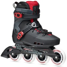 Rollerblade Maxxum XT Inliners Patins À Roulettes Fitness 90 Mm/85 A Noir/Rouge