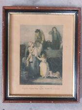 Anncienne Gravure Anglaise Vintage "Cries of London, Partie 7", Cadre Vitré 