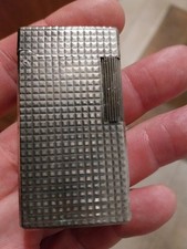 BRIQUET ARGENT VINTAGE  FLAMINAIRE QUALITE DUPONT EN BON ETAT METAL ARGENTE