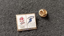 Pin's JO Jeux Olympiques La Poste Albertville 92 Coca Cola Sport  -  Badge  L7