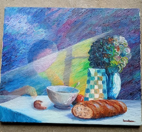Peinture huile sur - peinture, toile