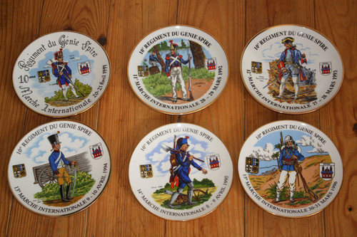 Assiette 10eme regiment du - 6,