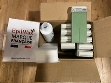 EpilWax - 10 Roll On Cire Miel + 100 Bandes + Huile Après Épilation - Facile