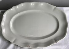 GRAND PLAT OVALE FAIENCE