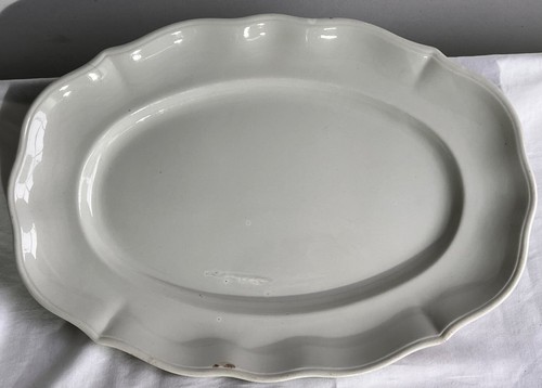 Grand plat ovale - grand, faience