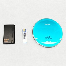 Sony Walkman D-NE730 Lecteur CD MP3 Portable Blanc Bleu avec Prise Casque Tél...
