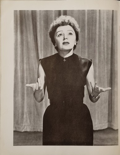 Rare livret récital edith - rare,