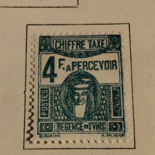 Régence tunis timbre taxe - de, timbre-taxe