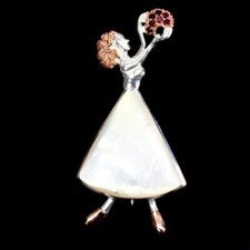 925 Argent Sterling Broche