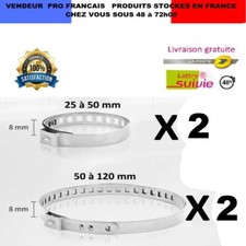 4  Collier Soufflet Cardan,  Colliers de Fixation pour Soufflet de cardan