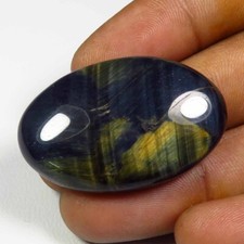 Bleu Flashy Tigre Eye Gemme