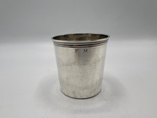 BELLE TIMBALE EN ARGENT MASSIF ORIGINE FRANCE PARIS 1798 1 ER COQ P.M