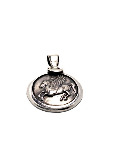 Pendentif pégase argent - pendentif,