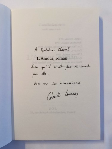 Amour roman camille - l'amour,,