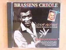 CD / SAM ALPHA / BRASSENS EN CRÉOLE / AUTOGRAPHE SUR LA JACQUETTE /TRES BON ETAT