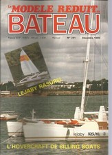 MODELE REDUIT DE BATEAU N°281 LEJABY RASUREL II / HOVERCRAFT BILLING BOATS
