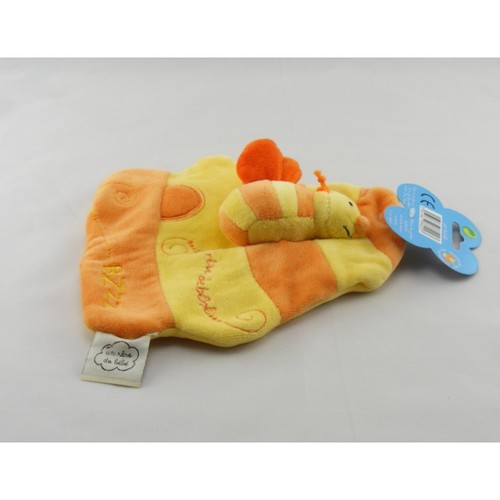 Doudou plat ruche abeille