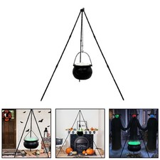 Pot de sorci??re Halloween lumineux ?? piles ambiance oisie placement flexible