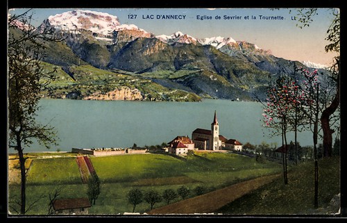 Cpa sevrier lac annecy - sevrier, /lac