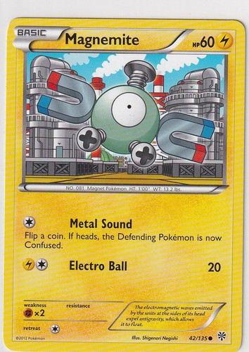 Pokemon carte trading plasma - carte,